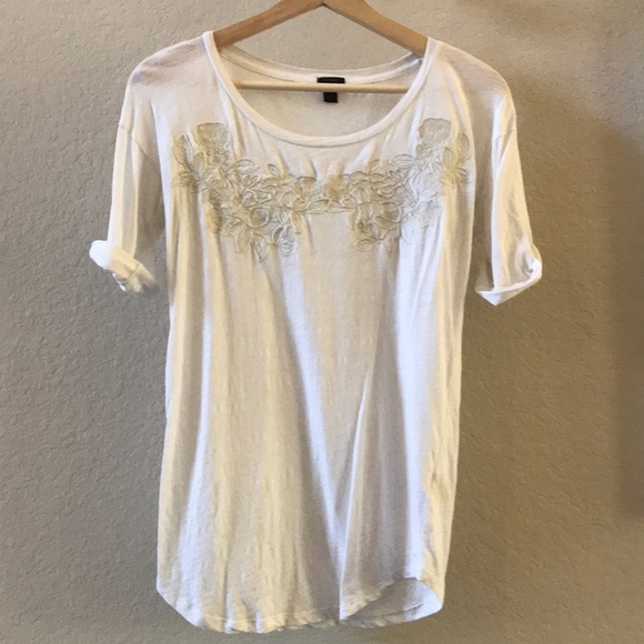 J.Crew Embroidered Tee - Picture 2 of 3